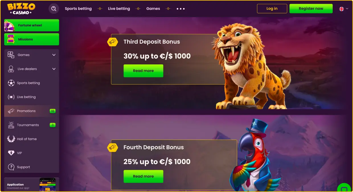 Bizzo Casino Online kaszinó